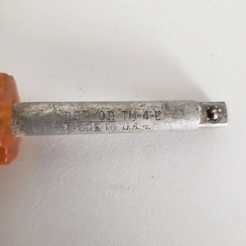 Vintage Lot of Flathead Screwdrivers Quick Edge Snap On TM 4E Craftsman Socket - Picture 16 of 16